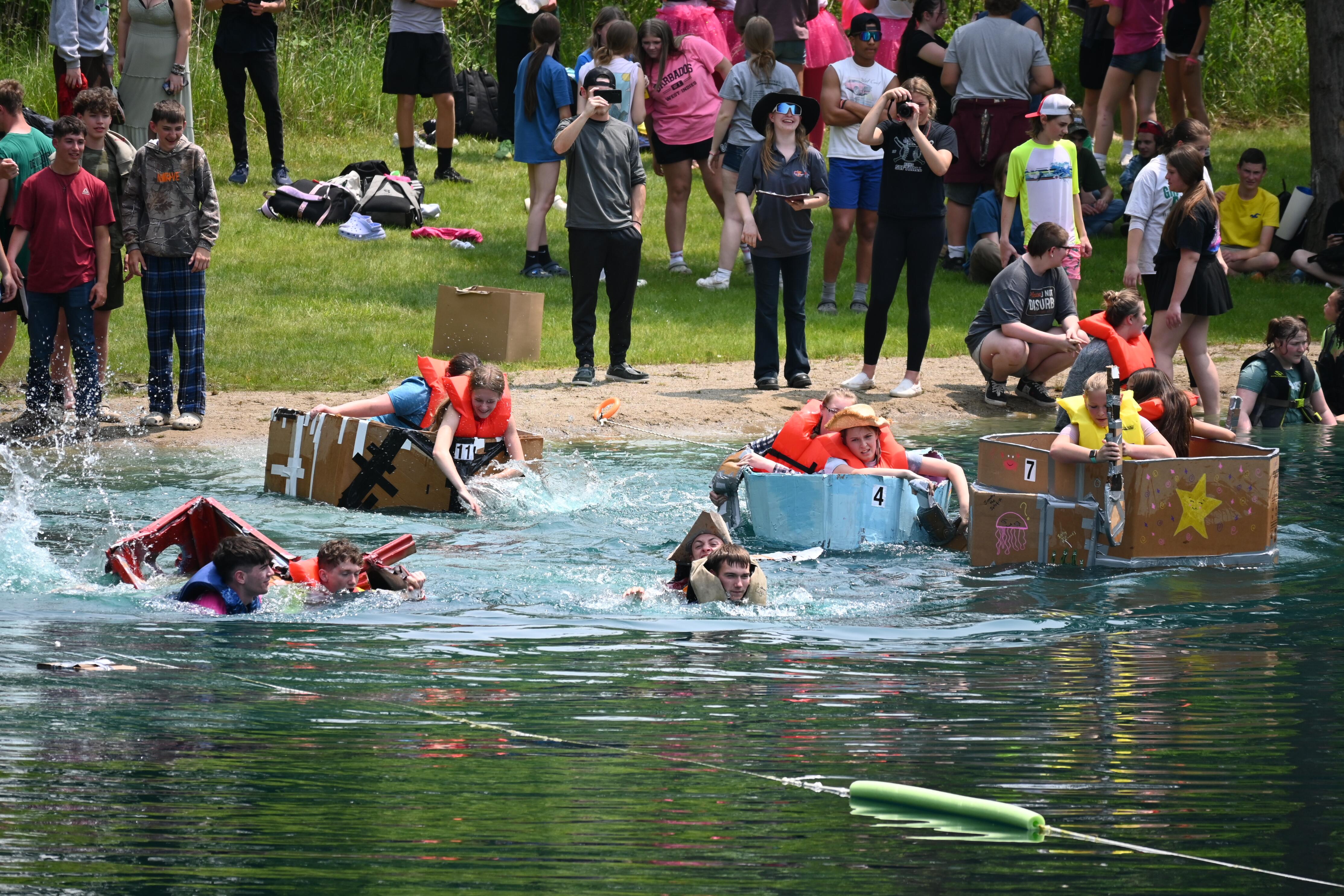 Cardboard Boat Race
